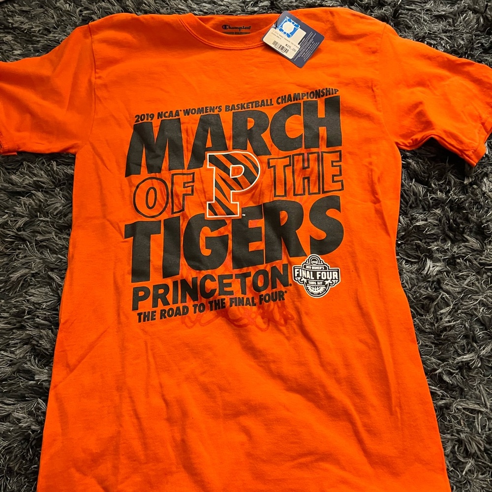 Princeton Tigers Women’s Basketball March Madness Tournament Shirt (Small)